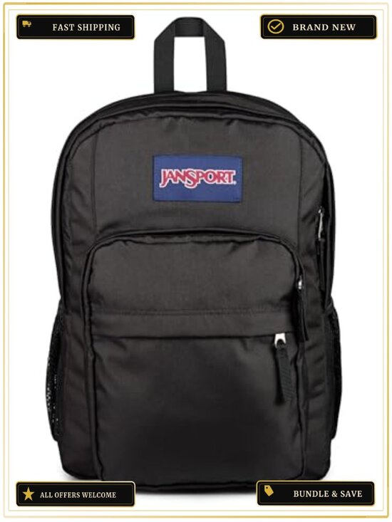 JanSport Big Plans Backpack with Laptop Compartment, 34L, Polyester main image 5